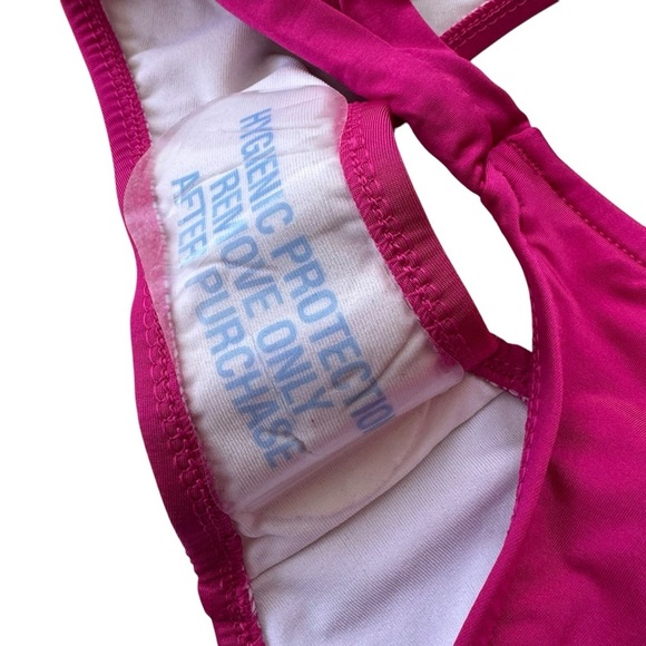 NEW Jets by Jessika Allen Bikini Set Magenta Pink Size 4 - Picture 6 of 12